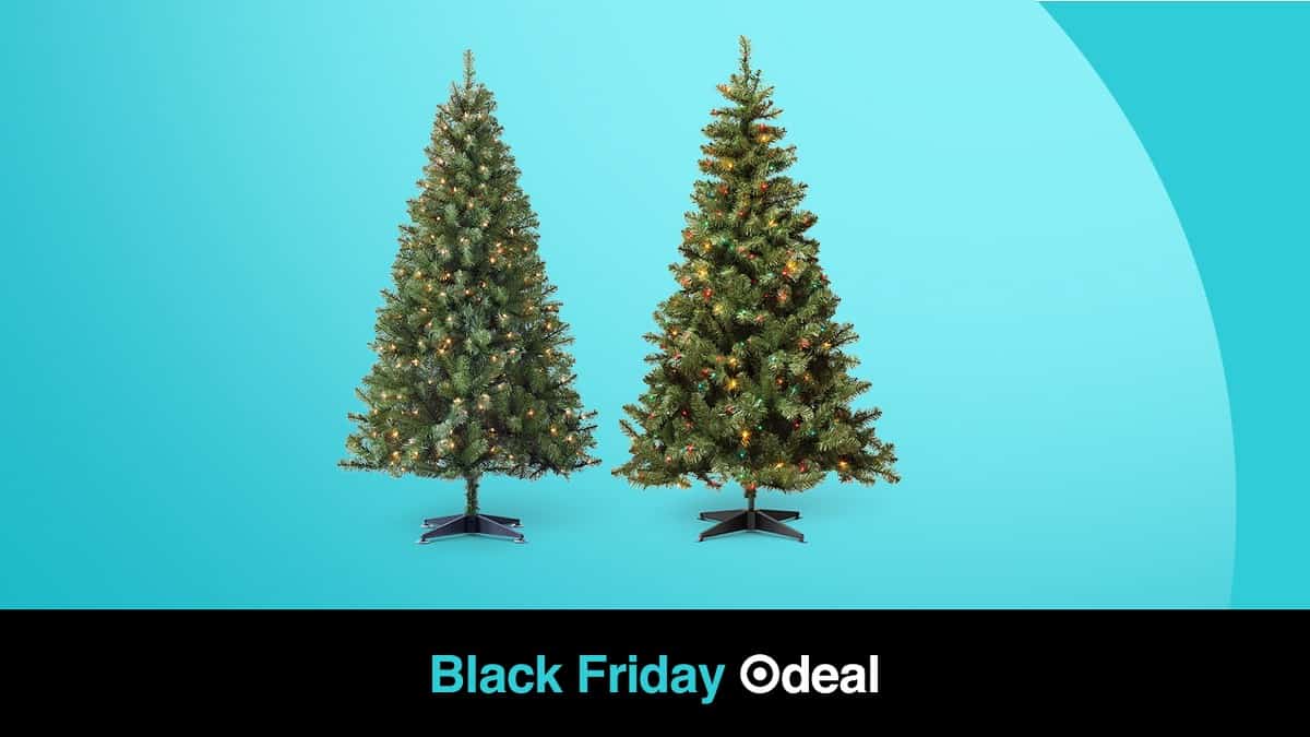 Target: 40% off Christmas Trees today!