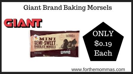 Giant Brand Baking Morsels