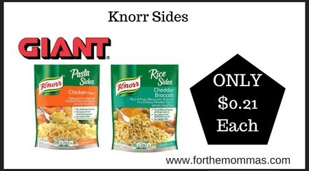 Giant-Deal-on-Knorr-Sides