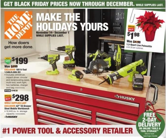 Home Depot Black Friday Ad Scan 2021