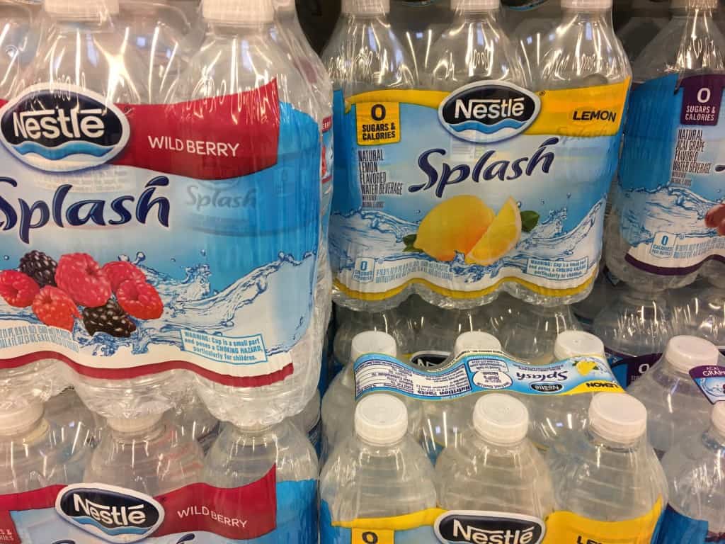 Nestle Splash Flavored Waters 6 Packs
