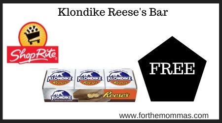 ShopRite: FREE Klondike Reese’s Bar Thru 11/29!