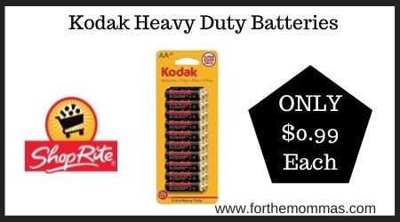 Kodak Heavy Duty Batteries