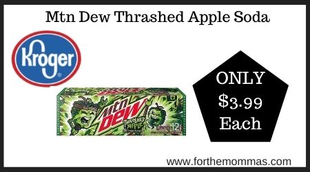 Mtn Dew Thrashed Apple Soda