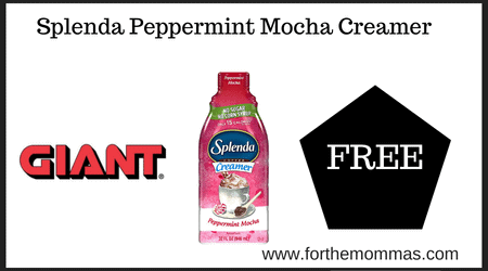 Giant Deal on Splenda Peppermint Mocha Creamer