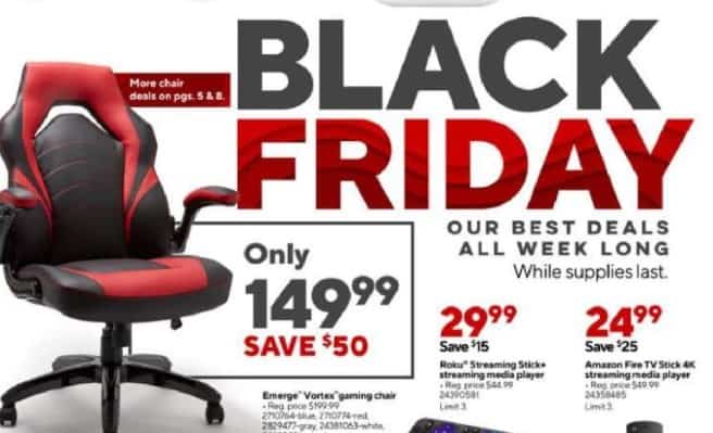 Staples Black Friday Ad Scan 2021
