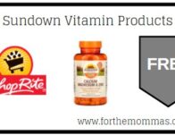 ShopRite: FREE Sundown Vitamins Starting 6/4