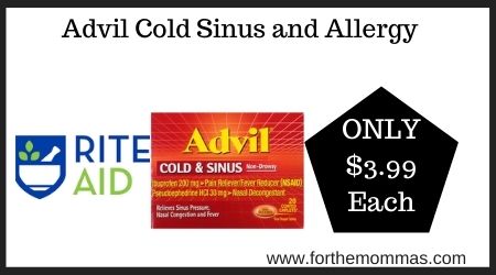 Advil Cold Sinus and Allergy