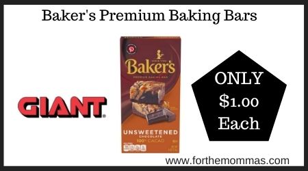 Baker's Premium Baking Bars
