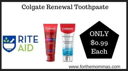 Colgate Renewal Toothpaste