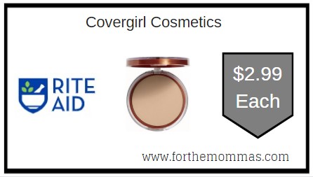 Rite Aid: Covergirl Cosmetics ONLY $2.99 Each 