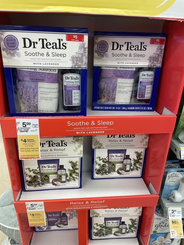 Walgreens: Dr. Teal’s Gift Sets ONLY $3 Each