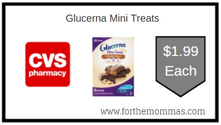 CVS: Glucerna Mini Treats Only $1.99 Each 