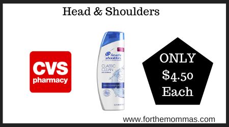 CVS: Head & Shoulders Hair Care ONLY $2 Each Starting 12/4