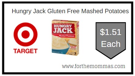 Target: Hungry Jack Gluten Free Mashed Potatoes ONLY $1.51 Each