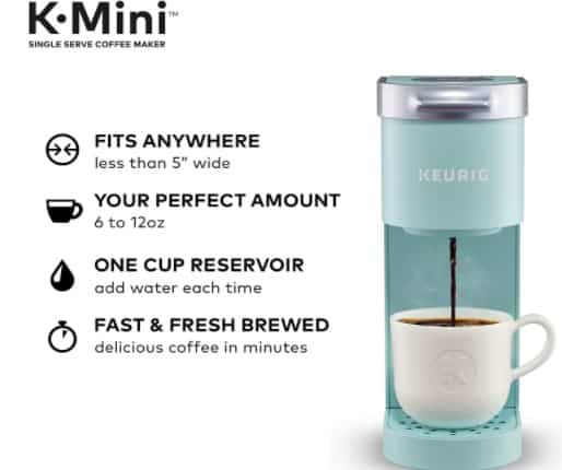 Amazon: Keurig K-Mini Coffee Maker $59.99 (Reg $80)