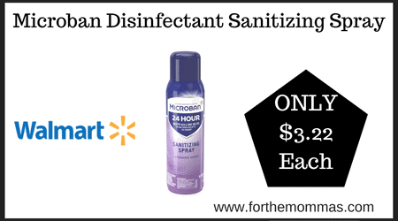 Microban Disinfectant Sanitizing Spray