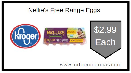 Kroger: Nellie's Free Range Eggs Only $2.99 Each