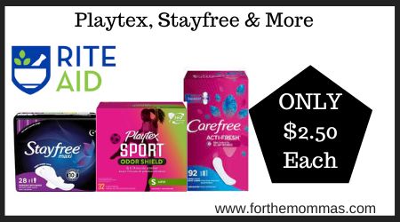 Playtex, Stayfree & More
