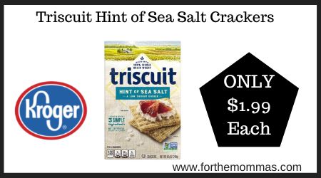 Triscuit Hint of Sea Salt Crackers