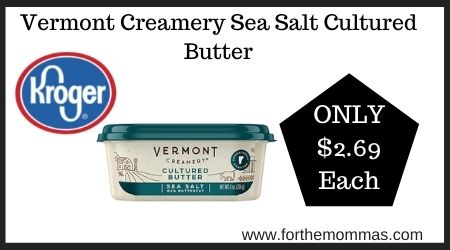 Vermont Creamery Sea Salt Cultured Butter
