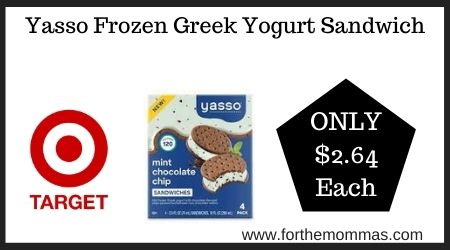 Yasso Frozen Greek Yogurt Sandwich