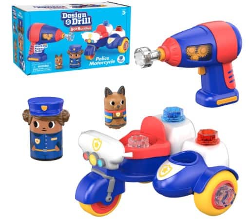 Amazon: Educational Insights Design & Drill Bolt Buddies Police Motorcycle Toy $14.01 (Reg $27)