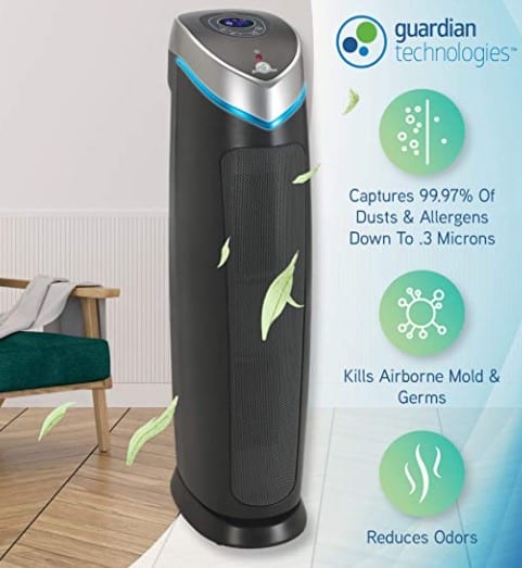 Amazon: GermGuardian Air Purifier w/TRUE HEPA Pet Pure Filter & UV Light Sanitizer $129.99 (Reg $264.99)