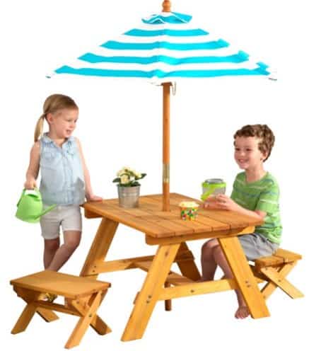 Walmart: KidKraft Outdoor Wooden Table & Bench Set $66.33 (Reg $115)