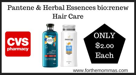 Pantene & Herbal Essences bio:renew Hair Care