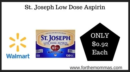 St. Joseph Low Dose Aspirin