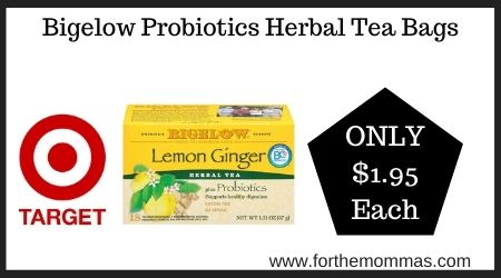 Bigelow Probiotics Herbal Tea Bags