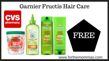 Free + Moneymaker Garnier Fructis Hair Care at CVS
