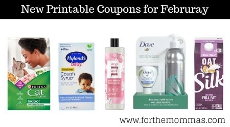 New Printable Coupons for Februray