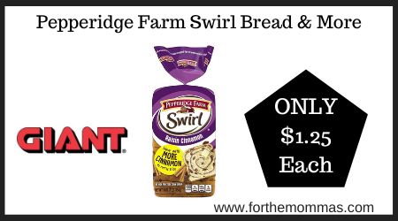 Pepperidge Farm Swirl Bread & More
