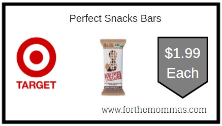Target: Perfect Snacks Bars ONLY $1.99 Each