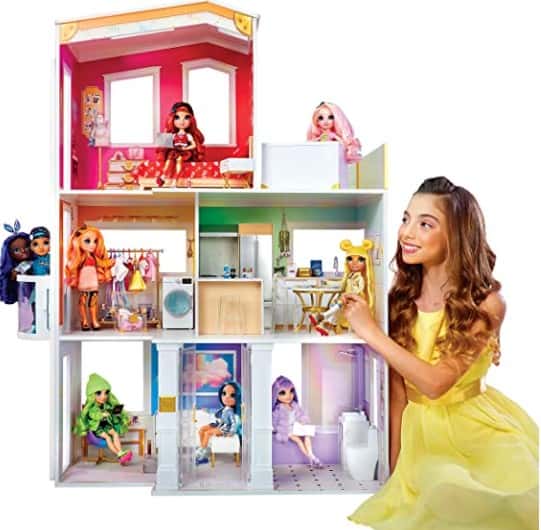 Amazon: Rainbow High House – 3-Story Wood Doll House $79 (Reg $99)