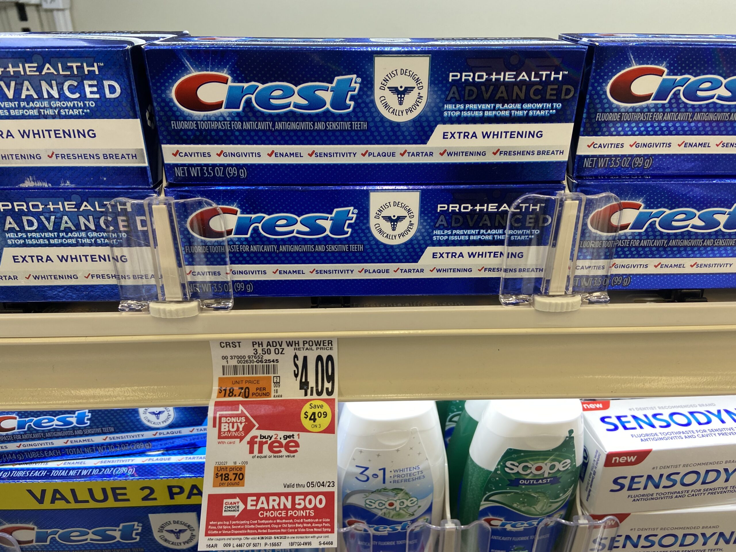 Giant Deal on Crest Toothpaste