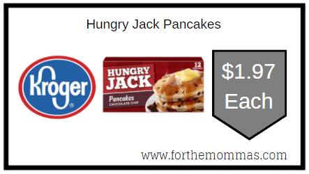 Kroger: Hungry Jack Pancakes ONLY $1.97 Each