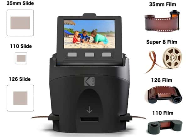 Amazon: Kodak Scanza Digital Film and Slide Scanner with 3.5" Color Display $127.98