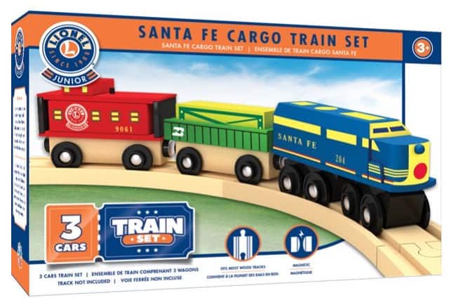 Walmart: Lionel Santa Fe Engine and Cargo Wood Train Set $9.99 (Reg $25)