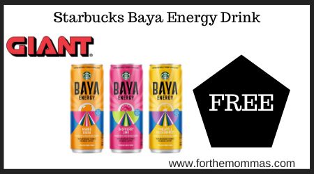 Starbucks Baya Energy Drink