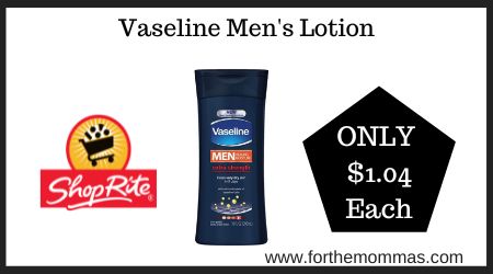 Vaseline Men's Lotion