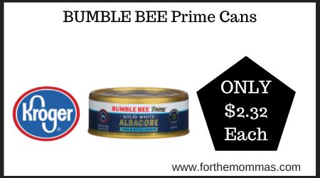 BUMBLE BEE Prime Cans