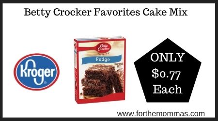 Betty Crocker Favorites Cake Mix