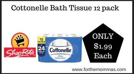 Cottonelle Bath Tissue 12 pack