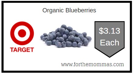 Target: Organic Blueberries ONLY $3.13 Each