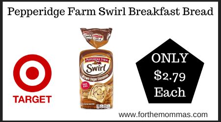 Pepperidge Farm Swirl Breakfast Bread