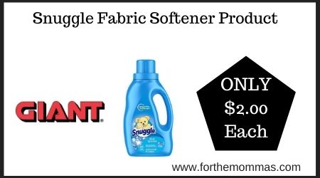 Snuggle Fabric Softener Product