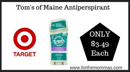 Tom's of Maine Antiperspirant